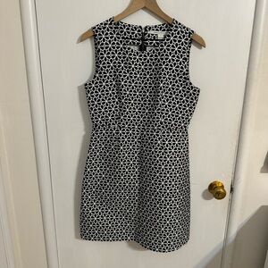 DVF Diane Von Furstenberg Capreena Black White
Floral Dress Size 6